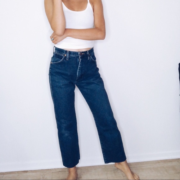 Vintage Wrangler Dark wash high waisted Jeans - Picture 6 of 8